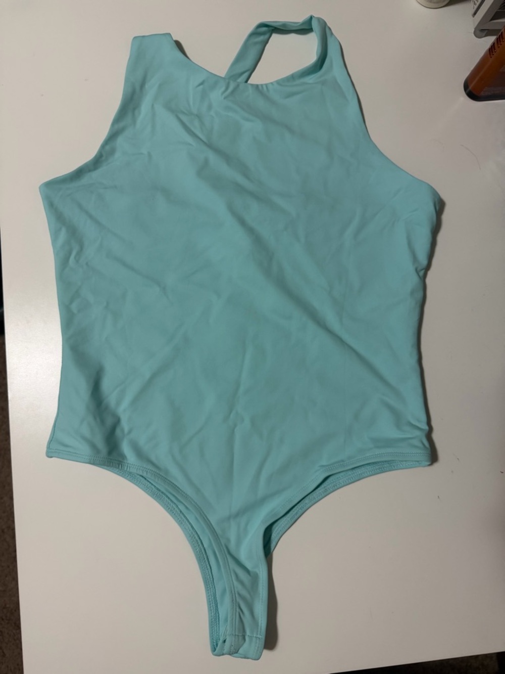 Francesca's Aqua Bodysuit